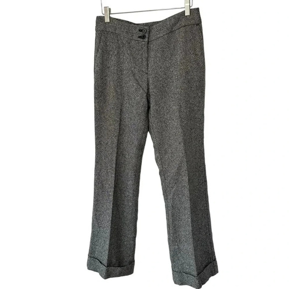 The Limited 4 gray tweed‎ cuffed hem lined dress pants - Picture 1 of 7